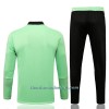 Sudadera De Entrenamiento Trajes Manchester United Cremallera De Cuarto 2022-23 Verde - Hombre